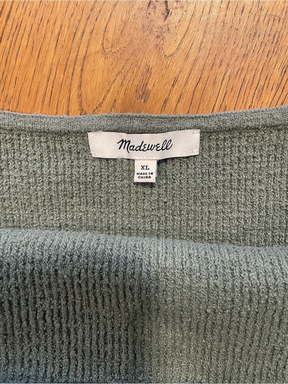 Madewell Olive Green Ribbed Knit Camisole - Picture 4 of 7